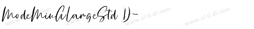 ModeMinALargeStd D字体转换